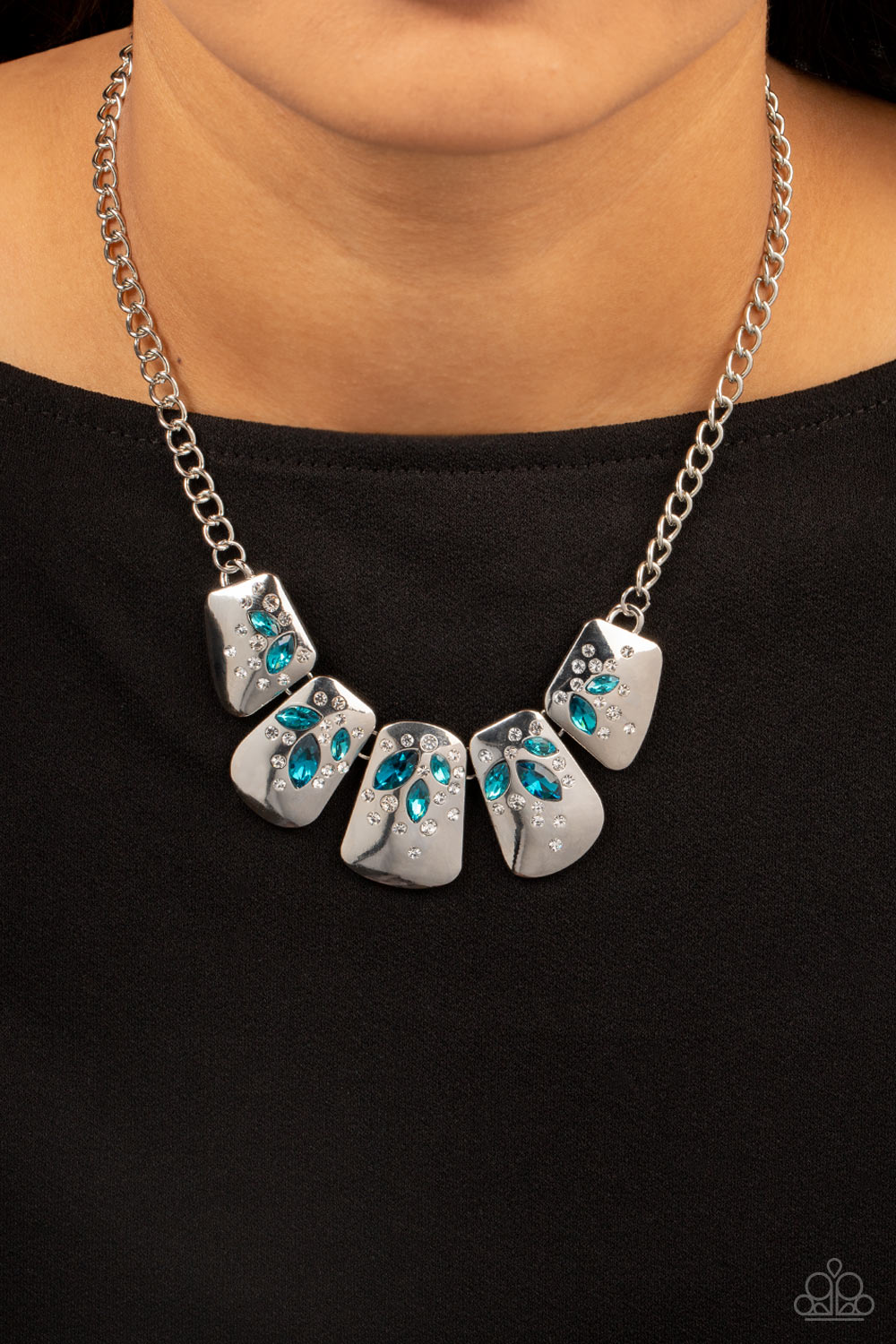 Jubilee Jingle Blue Necklace