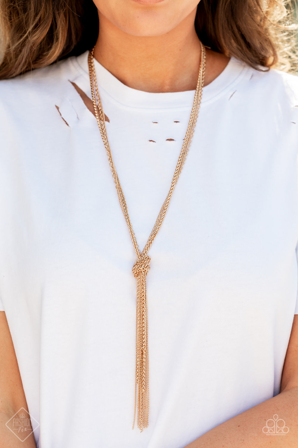 Knot All There Gold Necklace