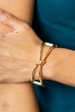Load image into Gallery viewer, Knot My First Rodeo Gold Bracelet
