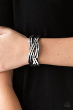 Load image into Gallery viewer, Looking For Trouble Silver Urban Wrap Bracelet

