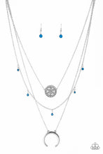 Load image into Gallery viewer, Lunar Lotus Blue Necklace
