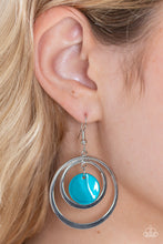 Load image into Gallery viewer, Mai Tai Tango Blue Earrings
