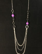 Load image into Gallery viewer, Margarita Masquerades Purple Necklace
