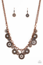 Load image into Gallery viewer, Meadow Masquerade Copper Necklace

