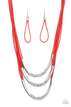 Load image into Gallery viewer, Mechanical Mania Red Necklace
