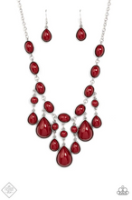 Load image into Gallery viewer, Mediterranean Mystery Red Necklace
