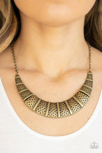 Load image into Gallery viewer, Metallic Mechanics Brass Necklace

