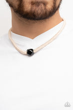 Load image into Gallery viewer, Metamorphic Marvel Black Urban Necklace
