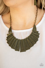 Load image into Gallery viewer, Metro Mane Brass Necklace
