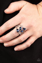 Load image into Gallery viewer, Metro Mingle Blue Ring
