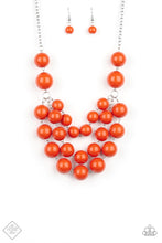Load image into Gallery viewer, Miss Pop-You-larity Orange Necklace
