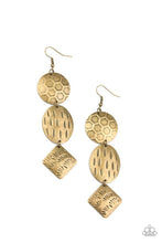 Load image into Gallery viewer, Mixed Movement Brass Earrings
