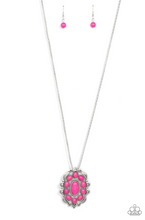 Load image into Gallery viewer, Mojave Medallion Pink Necklace
