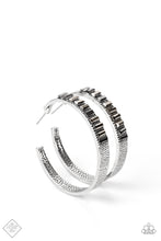 Load image into Gallery viewer, More To Love Silver Hoop Earrings
