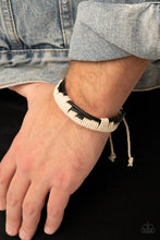 Load image into Gallery viewer, Nautical Distance Black Urban Bracelet
