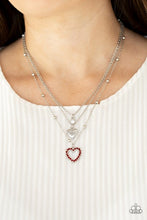 Load image into Gallery viewer, Never Miss a Beat Red Necklace
