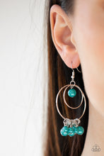 Load image into Gallery viewer, New York Attraction Green Earrings
