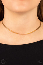 Load image into Gallery viewer, In No Time Flat Gold Choker Necklace
