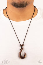Load image into Gallery viewer, Off The Hook Brown Urban Necklace

