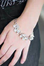 Load image into Gallery viewer, Old Hollywood White Rhinestone Bracelet
