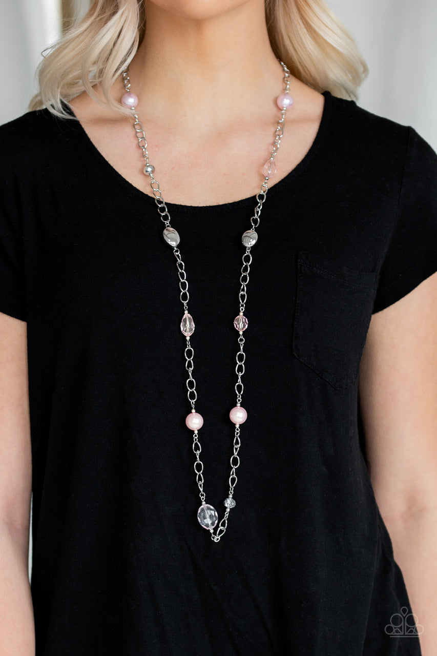 Only For Special Occasions Pink Necklace