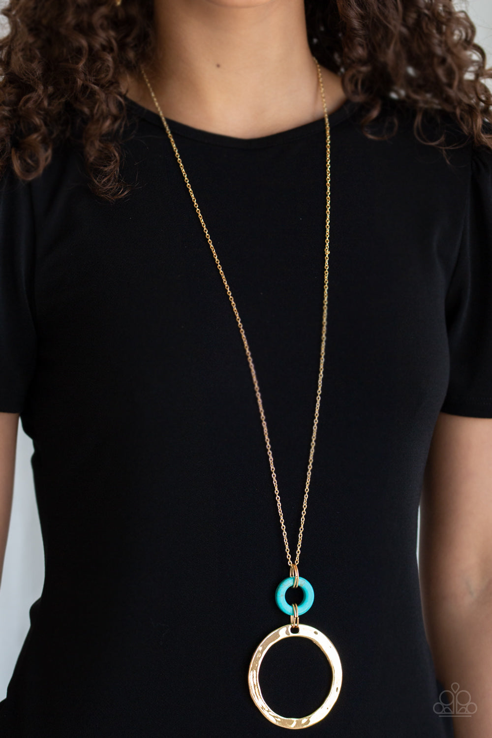 Optical Illusion Gold Necklace