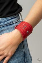 Load image into Gallery viewer, Orange County Red Urban Wrap Bracelet
