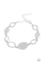 Load image into Gallery viewer, Oval and Out Silver Bracelet
