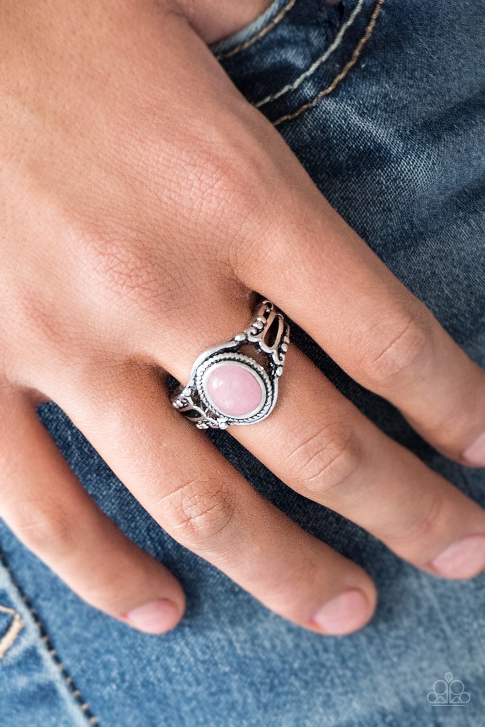 Peacefully Peaceful Pink Ring