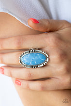 Load image into Gallery viewer, Peacefully Pioneer Blue Ring
