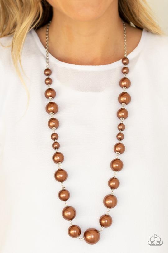 Pearl Prodigy Brown Pearl Necklace