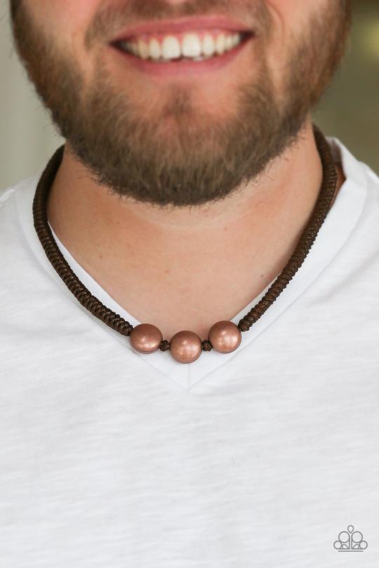 Pedal To The Metal Copper Urban Necklace