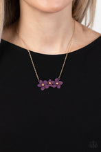 Load image into Gallery viewer, Petunia Picnic Purple Necklace
