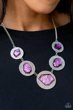 Load image into Gallery viewer, Raw Charisma Purple Necklace
