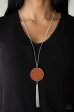 Load image into Gallery viewer, Wondrously Woven Brown Necklace
