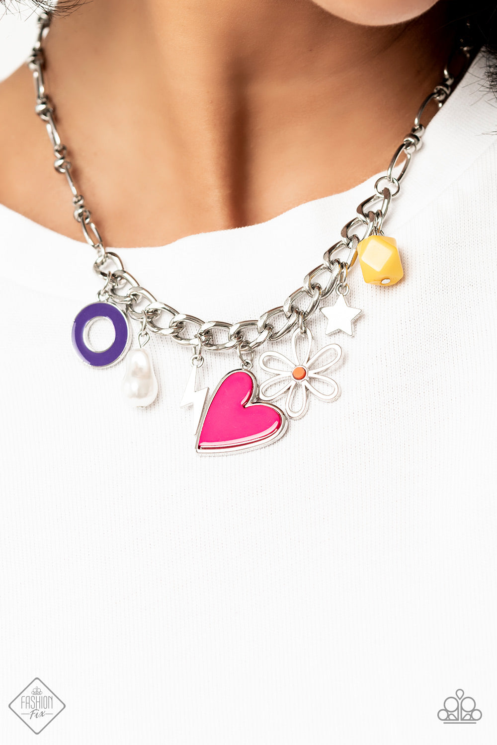 Living in Charm-ony Multi Necklace