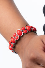 Load image into Gallery viewer, Tic Tac Dance Red Bracelet
