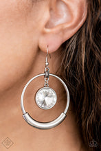 Load image into Gallery viewer, Urban Echo White Earrings
