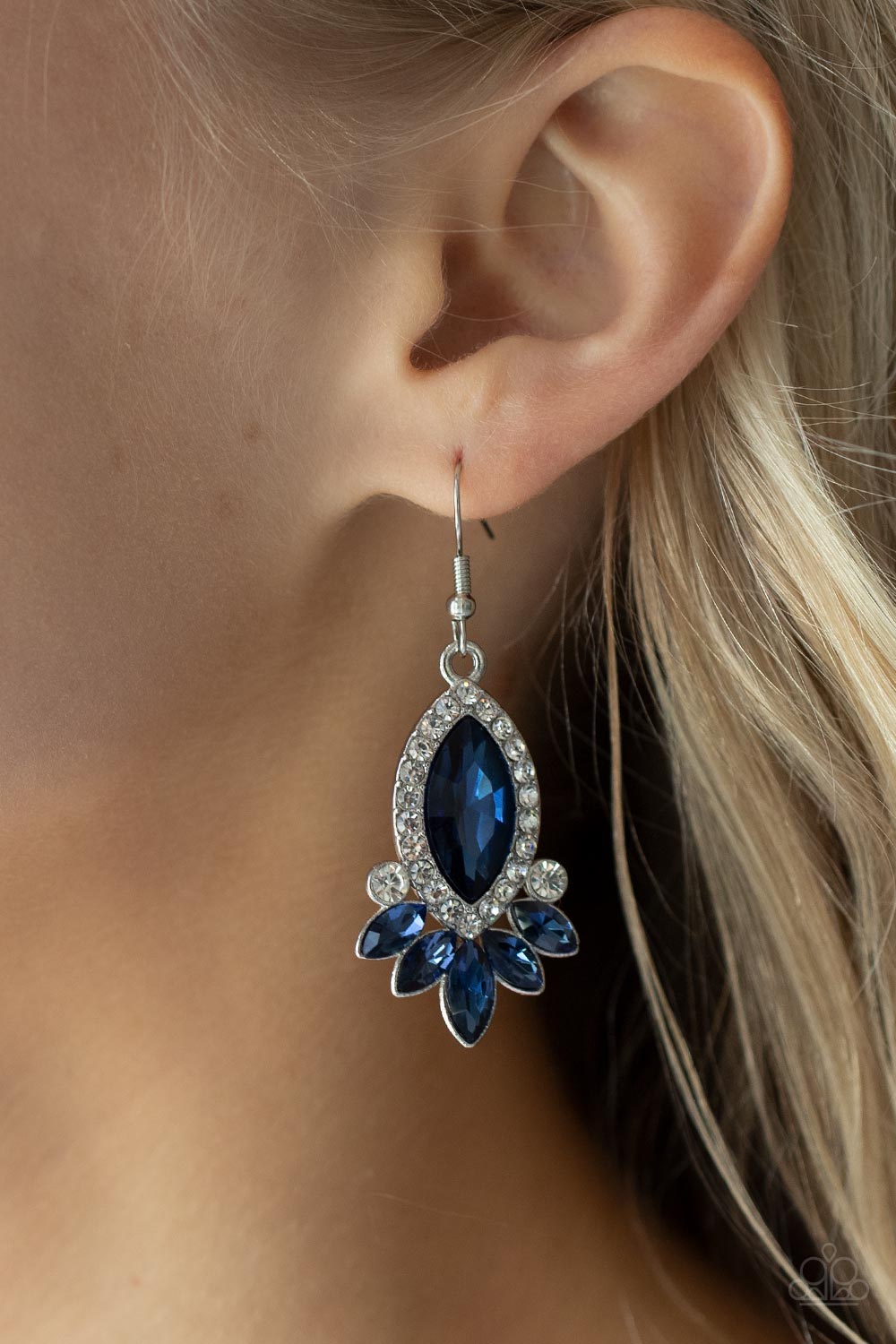 Prismatic Parade Blue Earrings