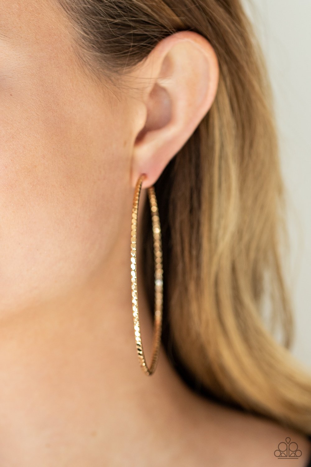 Pump Up The Volume Gold Earrings