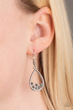 Load image into Gallery viewer, Raindrop Radiance Silver Earrings
