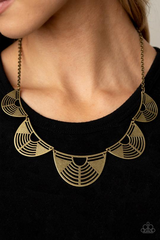 Record Breaking Radiance Brass Necklace