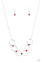 Load image into Gallery viewer, Regal Society Red Necklace
