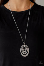 Load image into Gallery viewer, Renegade Ripples Silver Necklace
