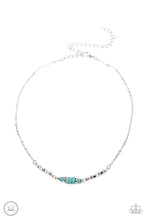 Load image into Gallery viewer, Retro Rejuvenation Blue Choker Necklace
