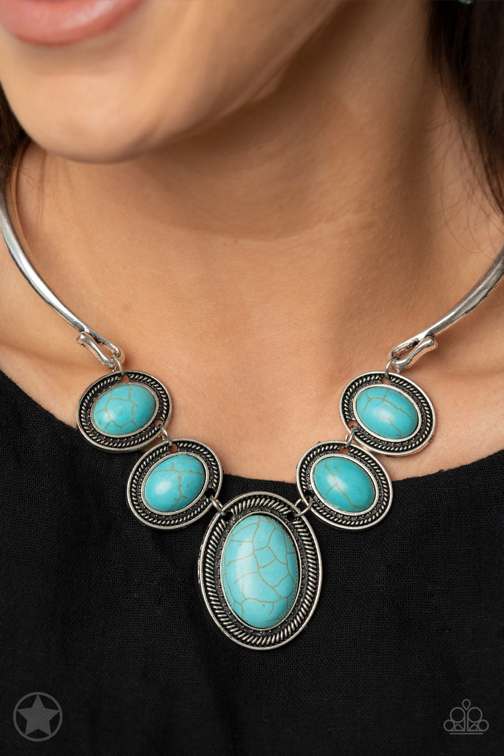 River Ride Blue Turquoise Necklace