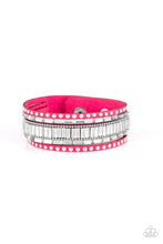 Load image into Gallery viewer, Rock Star Rocker Pink Urban Wrap Bracelet
