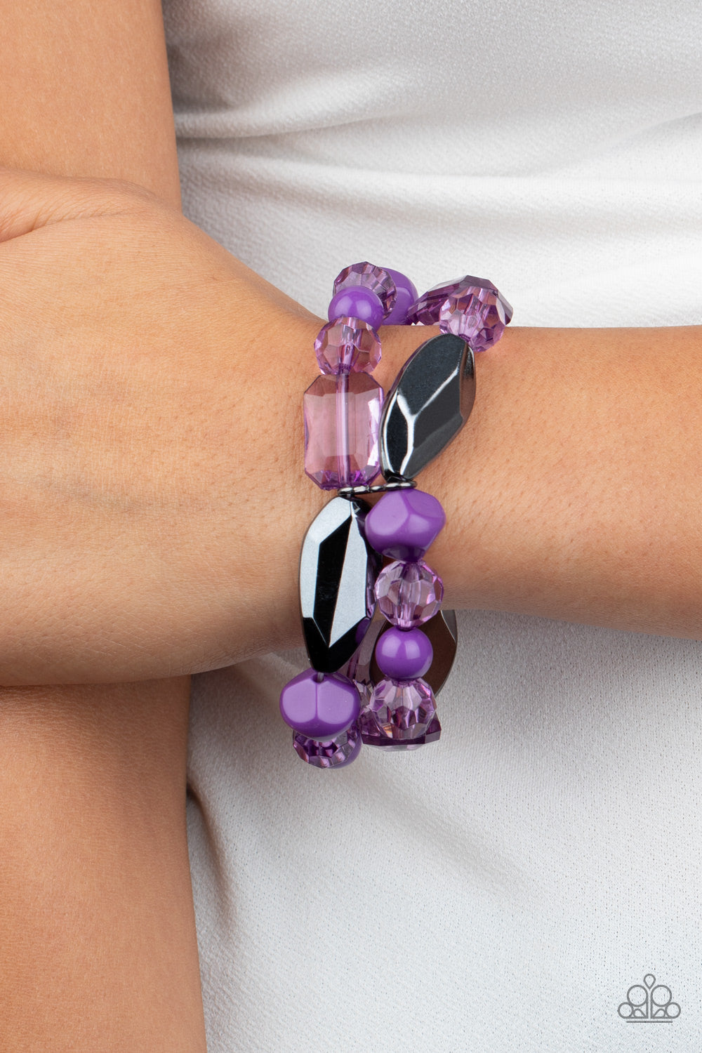 Rockin Rock Candy Purple Bracelet