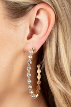 Load image into Gallery viewer, Royal Reveler Gold Hoop Earrings
