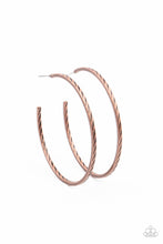 Load image into Gallery viewer, Rural Reserve Copper Hoop Earrings
